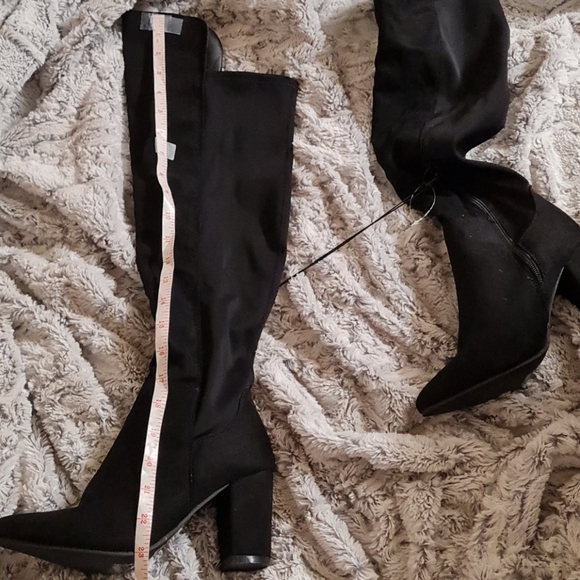 NWT Streetwear Society Black Suede Boot Size 7 - Picture 10 of 12